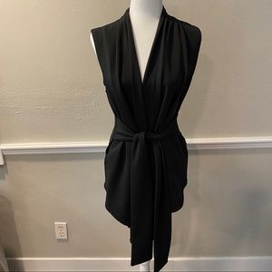 NeNe by NeNe Leakes Black Tie Vest